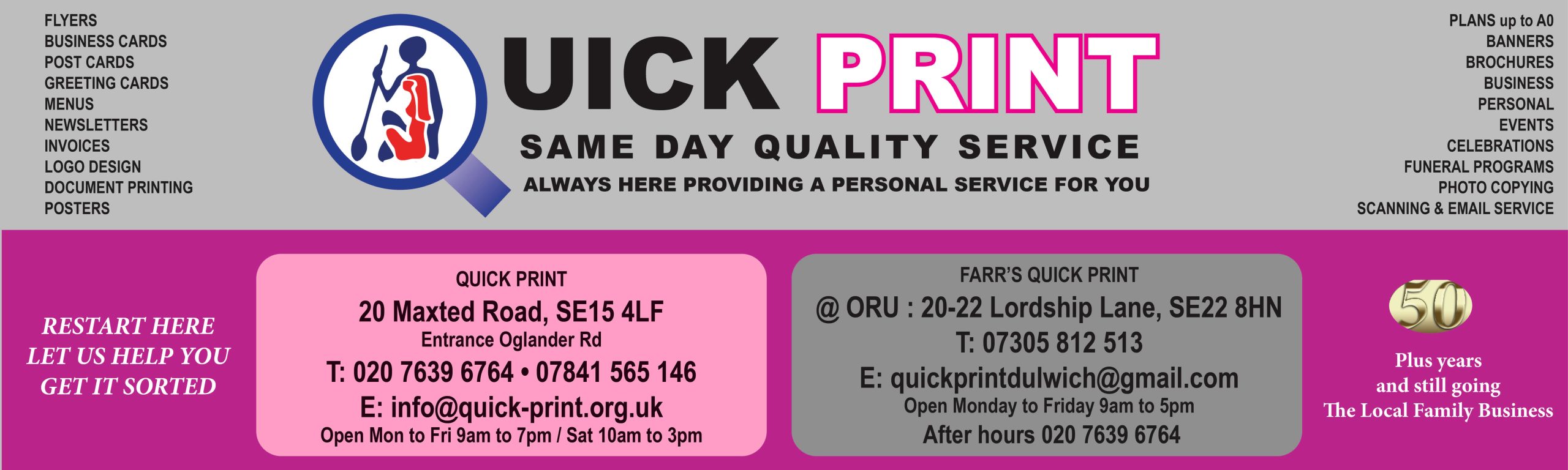 Home Quick Print Quick Print